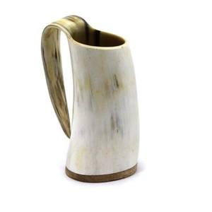 Jarra Vikinga Personalizada para Beber, Jarra de Cuerno de Vaca para Cerveza con Logotipo Personalizado, Natural - Product Image 5