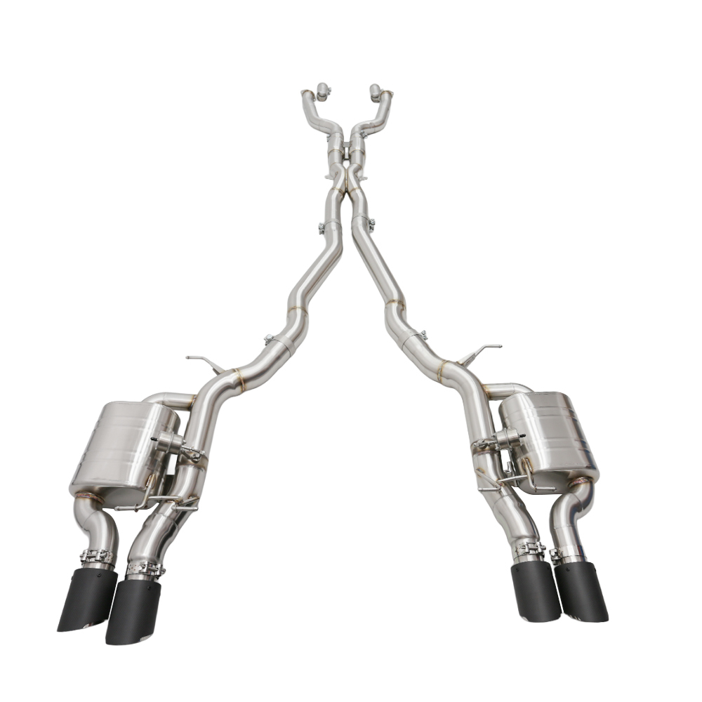 VantaFlow Stainless Steel Vacuum Valve Catback Exhaust System With Muffler for BMW M6 E63/E64 V10 5.0L 2006-2010