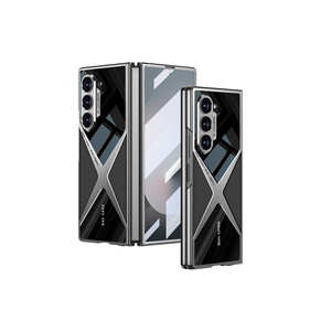 Étui Netzy Luxury Safa X-Pro Series pour Samsung Galaxy Z Fold 6, ultra-fin, PC + cuir PU, protection de l'appareil photo, Ins - Product Image 1