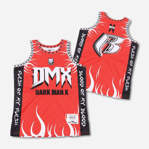 Maillot de basket-ball unisexe sans manches, design personnalisé par sublimation, imperméable, respirant, séchage rapide, tailles adultes, 100% polyester - Product Image 6