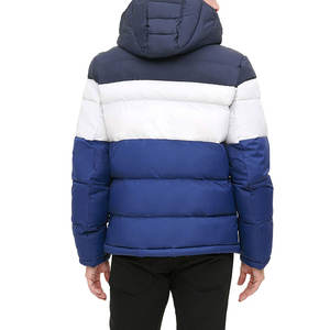 Reversible Jacket Men's Hooded Puffer Jacket <b>Low</b> MOQ <b>High</b> Street Style for Winter Use Windbreaker Jacket - Product Image 3