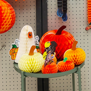 Décorations fantômes en papier pour Halloween, découpées au laser, centre de table de forme ronde, respectueuses de l'environnement, 1 pièce - Product Image 2