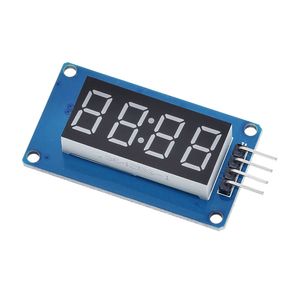 TM1637 โมดูลจอแสดงผล LED สีแดง 7 ส่วน 4 หลัก สำหรับชิ้นส่วนเครื่องมือ - Product Image 2