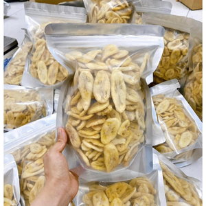 Comida saludable, bocadillo, rebanada de plátano seco, rebanadas de plátano liofilizado, bocadillos de plátano secos dulces y crujientes de Vietnam - Product Image 5