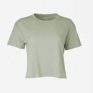 T-shirt court idéal pour femme 1580, T-shirt court personnalisé 2025, vente en gros, impression vierge, 100% coton peigné, haut court pour femme - Product Image 2