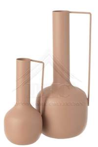 Ensemble de vases modernes en métal doré à sphères empilées, pot à fleurs géométrique de luxe en fer, décoration nordique pour la maison, grand vase boule pour mariage - Product Image 5