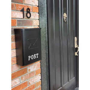 Ventas al por mayor Buzón montado en la pared Acero galvanizado Paquetes de buzón de gran capacidad Tediton Lock Artículos de decoración del hogar OEM ODM - Product Image 2