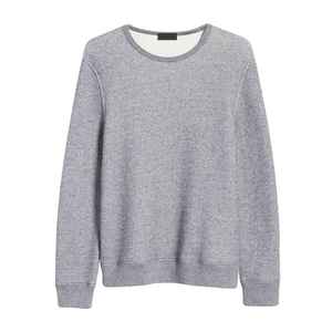 O cuello hombres sudadera 100% algodón polar material en blanco Jersey listo para imprimir bordado a granel suministro al por mayor - Product Image 5