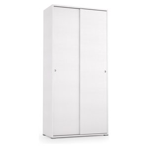 Armoire portable Terraneo SLIDE blanche à 2 portes, 90 cm, kit de meubles - Product Image 1