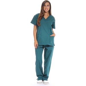 Uniformes Médicos Profesionales de Hospital, Tela de Algodón, 200 GSM, Uniformes Resistentes para Médicos y Enfermeras - Product Image 2