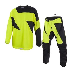 Ensemble de vêtements de motocross rouge et noir, pantalon et maillot à manches longues, séchage rapide, anti-UV, % polyester, équipement de course pour hommes, vêtements de moto - Product Image 4