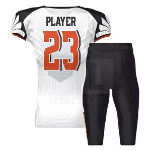 Dernier modèle Uniforme de football américain Nouveau style Uniforme de football américain pour jeunes Prix de gros - Product Image 2