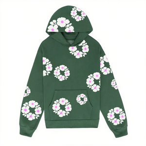 Sweat-shirts décontractés d'hiver surdimensionnés élégants en molleton 100% coton écologique avec logo personnalisé imprimé à l'écran - Product Image 3