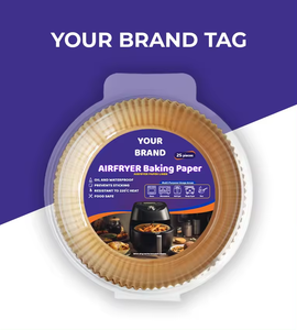 XXL Airfryer กระดาษเคลือบน้ำมันใช้แล้วทิ้งกันน้ำมันกันน้ำใช้ในการอบกระดาษรองอบกระดาษแข็งฟิล์มลามิเนตใช้ในธุรกิจ - Product Image 2