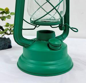 Lanterne à bougie décorative vintage Lanterne suspendue décorative pour patio-Lanterne de table-Lanterne extérieure (verte) - Product Image 4