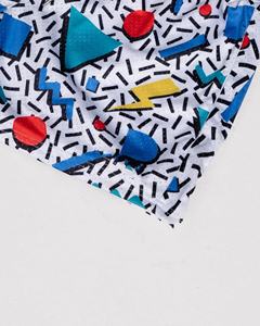 Shorts de sport imprimés multicolores pour hommes, confortables, style streetwear, motif sublimé, shorts de basket en mesh, 100% polyester - Product Image 2