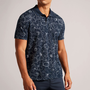 Pull décontracté à manches courtes pour homme, 100 % coton tricoté, demi-zip, séchage rapide, haute qualité, style créateur - Product Image 3