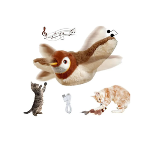 Juguete Volador Recargable para Gatos, Activado por Sonido y Movimiento, Peluche Interactivo para Mascotas - Product Image 2