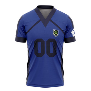 Uniformes de fútbol de poliéster de alta calidad con logotipo personalizado, camisetas y camisetas baratas con MOQ bajo con sublimación hechas para equipos de fútbol - Product Image 5
