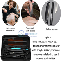 Kit de ciseaux de coiffure avec accessoires de coupe de cheveux pour salon de coiffure professionnel