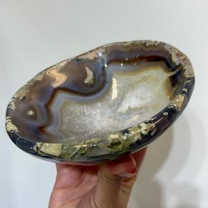 Elegant and Unique Agate <b>Crystal</b> <b>Craft</b> Bowls Polished Design for Home Decor - Product Image 4