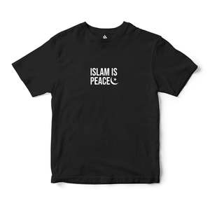 Camiseta de Manga Corta 100% Algodón con la Frase 'Islam es Paz', Tipo de Tela Jersey - Product Image 2