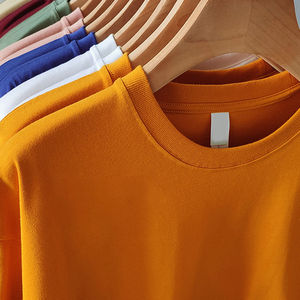 PromotionHeavyweight 250 Gsm camisetas de gran tamaño Camiseta de algodón 100% Drop Shoulder personalizado pantalla impresión gráfica camiseta hombres - Product Image 4