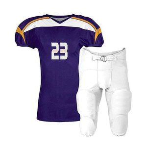 ชุดฟอร์มฟุตบอลอเมริกันพิมพ์ลายโลโก้ตามสั่งชุดเสื้อกีฬาเสื้อฟุตบอล - Product Image 3