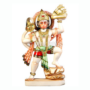 Marble Hanuman Ji Statue | Hindu God Hanuman Idol for Home Temple Maliyas Jaipur - Product Image 1