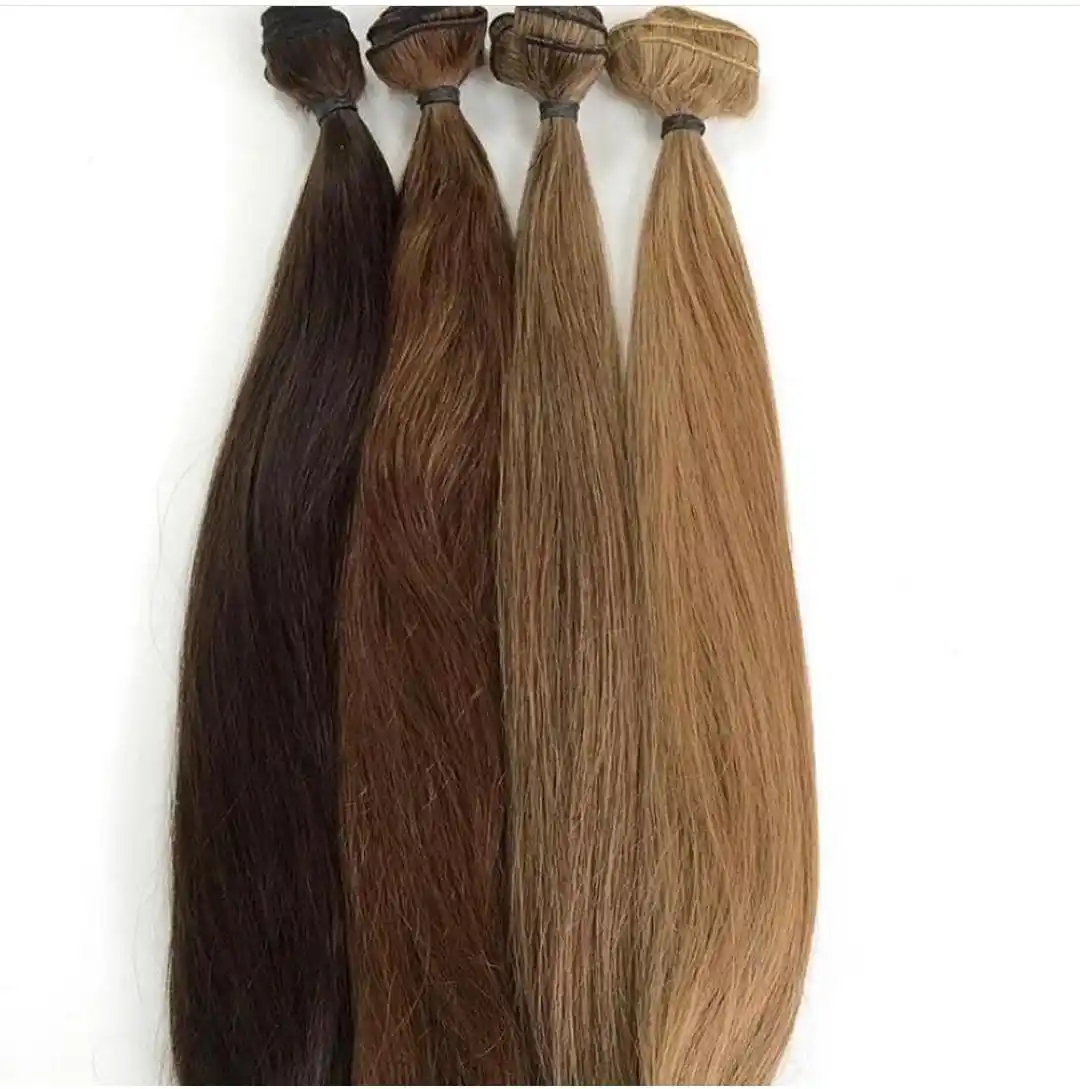 FEEL THE QUALITY IN HAND TOP QUALITY UNPROCESSED INDIAN HAIR EXTENSION BUNDLES DIRECT WHOLESALE PRICE