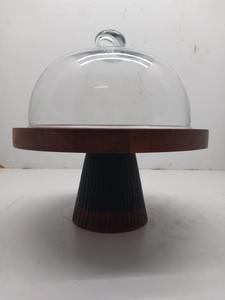 Exhibidor de Pastelería de Madera Hecho a Mano Ecológico, Campana de Cristal para Pasteles, Pedestal para Presentación de Postres Personalizable - Product Image 6