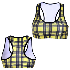 Bulk Women Sublimation Printed Brassiere Sports <b>Bra</b> Custom Fitness Gym Seamless <b>Stretch</b> Activewear OEM Lightweight Front - Product Image 1