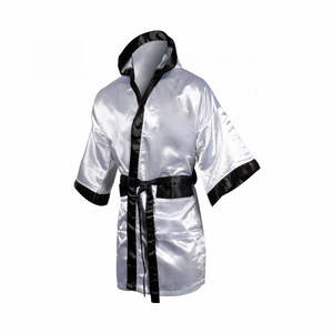 Cheap Price Full-Length <b>Boxing</b> <b>Robe</b> with Hood Pro Quality <b>Boxing</b> Gear - Product Image 1