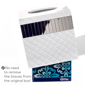 Caja y soporte de papel tisú de cuero exclusivo, forma y tamaño personalizados, servilletero y estuche de madera y cuero, calidad superior - Product Image 5