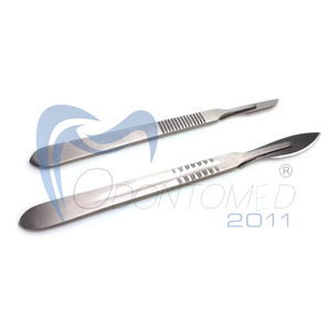 ด้ามมีดผ่าตัดสแตนเลสคุณภาพสูง Odontomed2011 แบบ 2 ด้าน พร้อมใบมีดผ่าตัด BP ได้รับการรับรองมาตรฐาน CE - Product Image 5