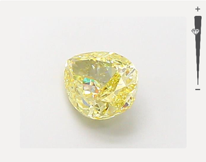 1.15ct poire taille fantaisie jaune VVS2 clarté IGI certifié HPHT diamant en vrac cultivé en laboratoire pour la fabrication de bijoux - Product Image 2