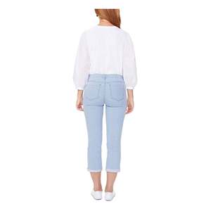 Jeans Skinny Svasati da Donna NYDJ in Denim Blu con Vita Alta e Decorazione Tasche a Righe, Taglia XL - Traspiranti, Semplici ed Eleganti - Product Image 2