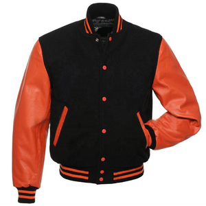 Custom HighQuality Varsity Jacket University Varsity Baseball Jacket <b>100</b>% <b>Wool</b> Stand Collar Canvas <b>Fabric</b> Waterproof - Product Image 2