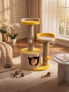 Árbol para gatos Amistar Nessia de alta calidad para gatos de todos los tamaños - Product Image 5