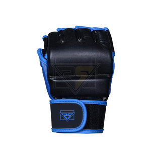 Vente en gros Logo personnalisé Gants de boxe MMA demi-doigts Gants de combat MMA en cuir sur mesure - Product Image 5