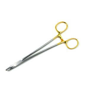 Puntas curvas quirúrgicas Heaney soporte de aguja 15cm instrumentos médicos quirúrgicos ginecología cirugía Heaney soporte de aguja pinzas alicates - Product Image 1