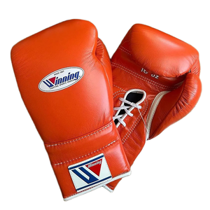 OEM Meilleures ventes Ensembles de boxe de combat professionnels animés en cuir véritable orange pour adultes Entraînement unisexe - Product Image 2