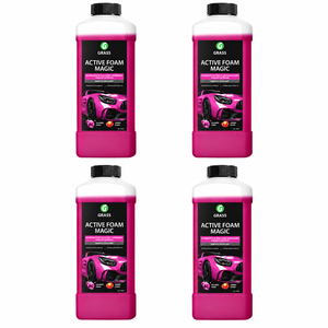 GRASS Active Foam Magic Détergent de lavage auto sans contact Parfum Cerise Concentré Professionnel Mousse Colorée 1000ml Rose - Product Image 5