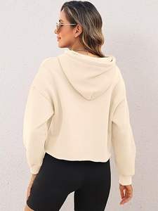 Sudaderas con Capucha Cortas de Estilo Urbano al por Mayor, Sudaderas con Capucha Personalizadas de Felpa, Sudaderas con Capucha Ajustables de NY para Invierno - Product Image 5