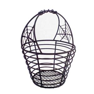Wholesale Bulk Iron <b>Metal</b> <b>Basket</b> Copper Plating Round Classic Style <b>Storage</b> <b>Basket</b> And Laundry <b>Basket</b> Handmade Customized - Product Image 2