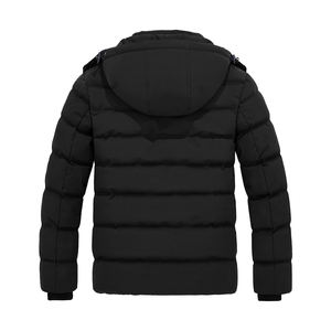 Venta al por mayor de ropa informal de alta calidad 100% chaquetas acolchadas de nailon chaquetas de lana de invierno con capucha burbuja tela transpirable patrón recubierto - Product Image 6