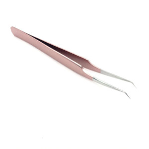 Pince à épiler antistatique en acier inoxydable pour extensions de cils Pince à épiler d'isolation de volume - Product Image 5