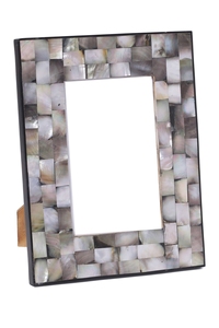 Cadre photo en nacre authentique, fait à la main en Inde, art décoratif intemporel - Product Image 3