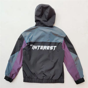 Veste coupe-vent en toile matelassée brillante pour homme 2025, col montant, logo sur le devant, manteau d'hiver personnalisé - Product Image 2