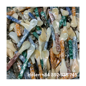 INCREÍBLE JUEGO DE CUCHARAS DE NÁCAR-GRABADO DE CUCHARILLA DE ALTA CALIDAD CON DISEÑO REAL BAJO COSTO - Product Image 6